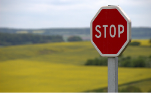 stoptober stop sign